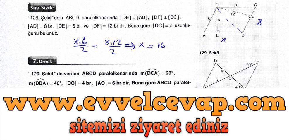 10. Sınıf Aydın Yayıncılık Matematik Ders Kitabı Sayfa 236 Cevabı