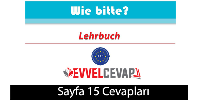 Almanca A1.1 Ders Kitabı Sayfa 15 Cevapları Meb Yayınları
