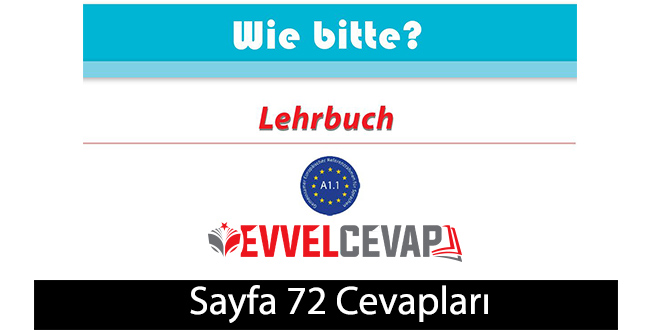 Almanca A1.1 Ders Kitabı Sayfa 72 Cevapları Meb Yayınları