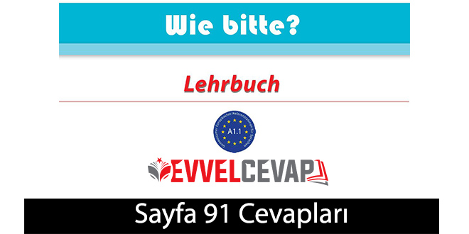 Almanca A1.1 Ders Kitabı Sayfa 91 Cevapları Meb Yayınları