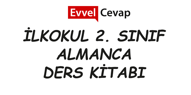 2. Sınıf Almanca A1 Ders Kitabı Cevapları Meb Yayınları