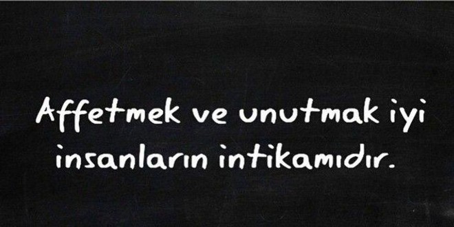 "Affetmek ve unutmak iyi insanların intikamıdır." sözünün size düşündürdüklerini kompozisyon biçiminde yazınız