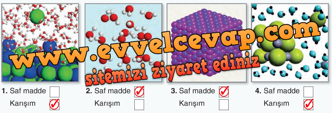 10. Sınıf Kimya SDR Dikey Yayıncılık Ders Kitabı Cevapları Sayfa 62
