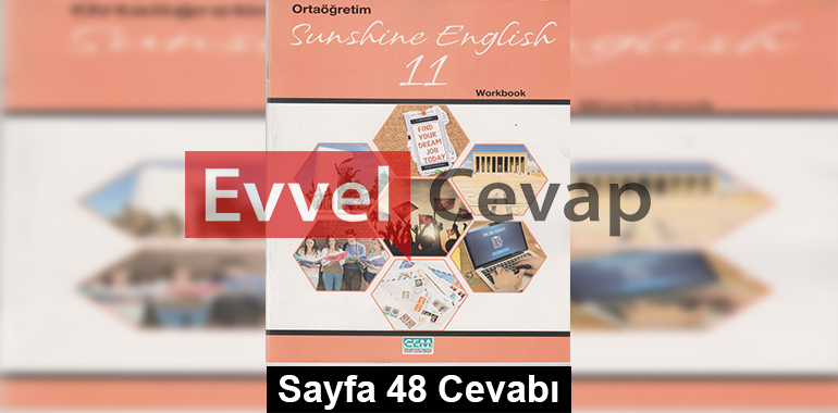11. Sınıf İngilizce Cem Yayınları Çalışma Kitabı Cevapları Sayfa 48