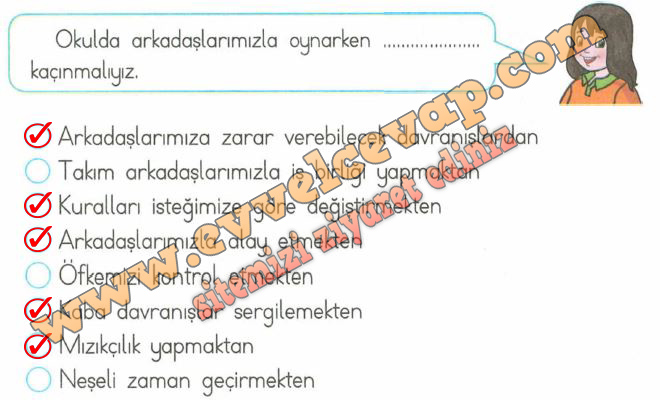 2. Sınıf Hayat Bilgisi Beşgen Yayıncılık Ders Kitabı Sayfa 53 Cevabı