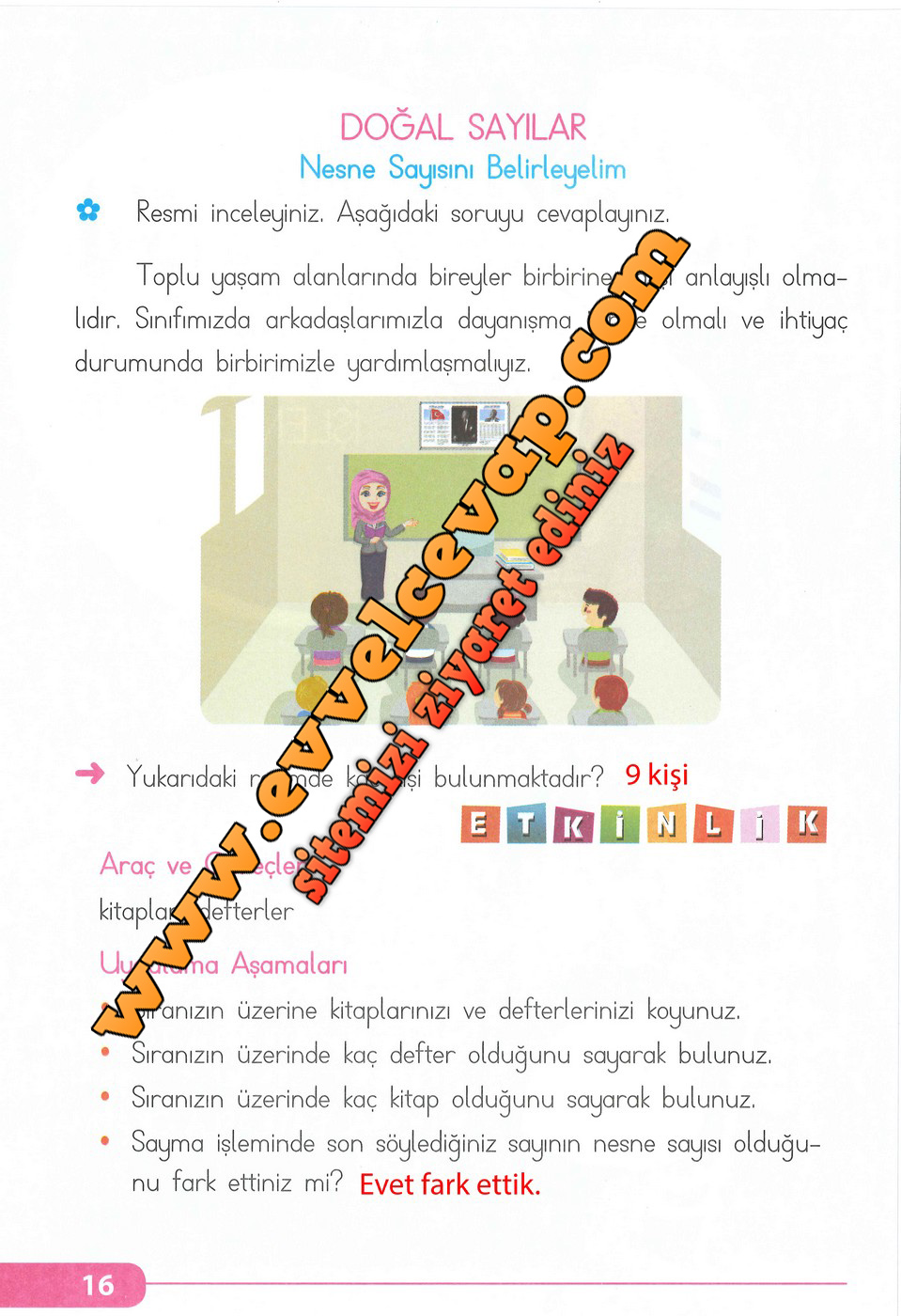 2. Sınıf Matematik Teknoartı Yayınları Ders Kitabı Cevapları Sayfa 16