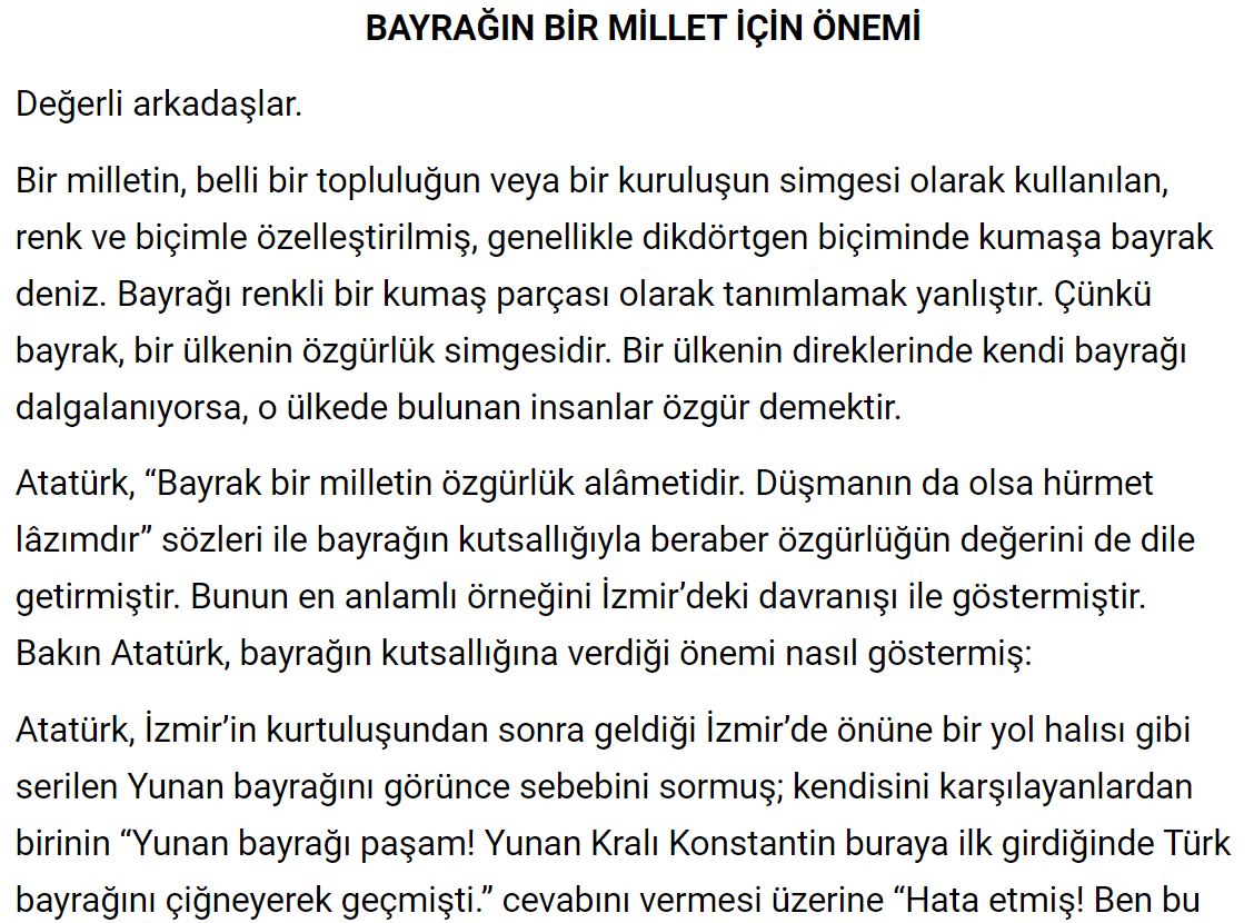 4. Sınıf Türkçe Ders Kitabı Koza Yayınları Sayfa 119 Cevabı
