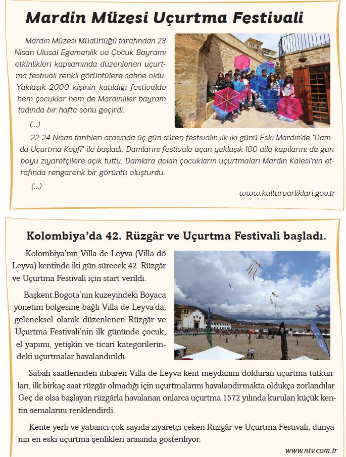 &nbsp;6. Sınıf T&uuml;rk&ccedil;e Ders Kitabı Ekoyay Yayınları Sayfa 77 Cevabı