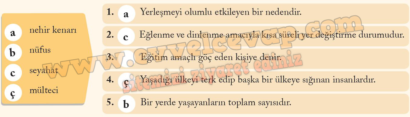 7. Sınıf Sosyal Bilgiler Ekoyay Yayınları Ders Kitabı Sayfa 124 Cevabı 