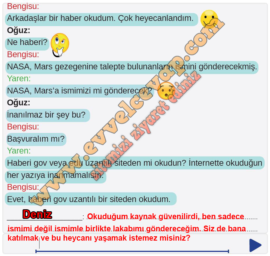  8. Sınıf Türkçe Ders Kitabı Meb Yayınları Sayfa 108 Cevabı