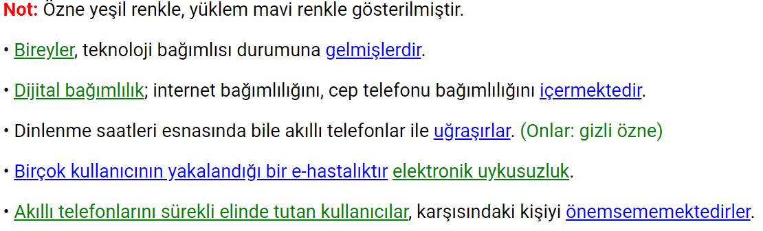 &nbsp;8. Sınıf T&uuml;rk&ccedil;e Ders Kitabı Meb Yayınları Sayfa 87 Cevabı