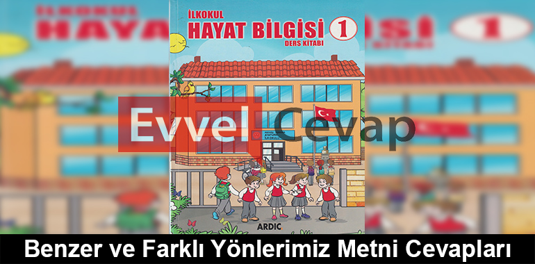 Benzer ve Farklı Yönlerimiz Metni Cevapları (1. Sınıf Hayat Bilgisi)