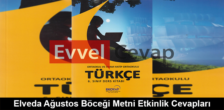 Elveda Ağustos Böceği Metni Etkinlik Cevapları (6. Sınıf Türkçe)