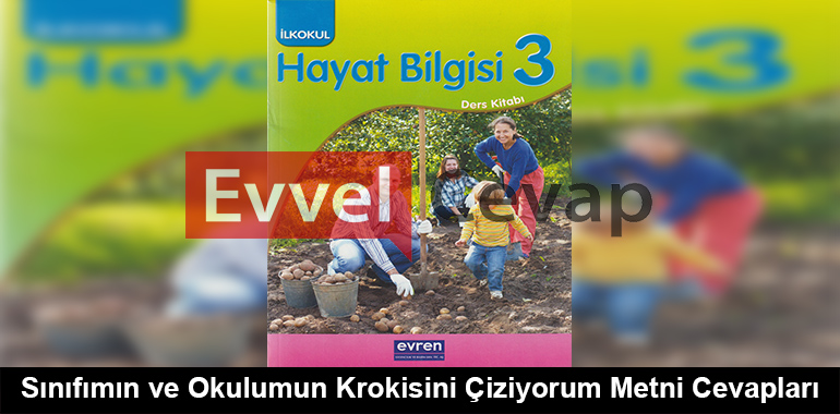 Sınıfımın ve Okulumun Krokisini Çiziyorum Metni Cevapları (3. Sınıf Hayat Bilgisi)
