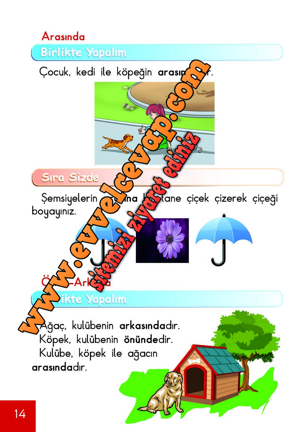 1. Sınıf Matematik Meb Yayınları Ders Kitabı Cevapları Sayfa 14