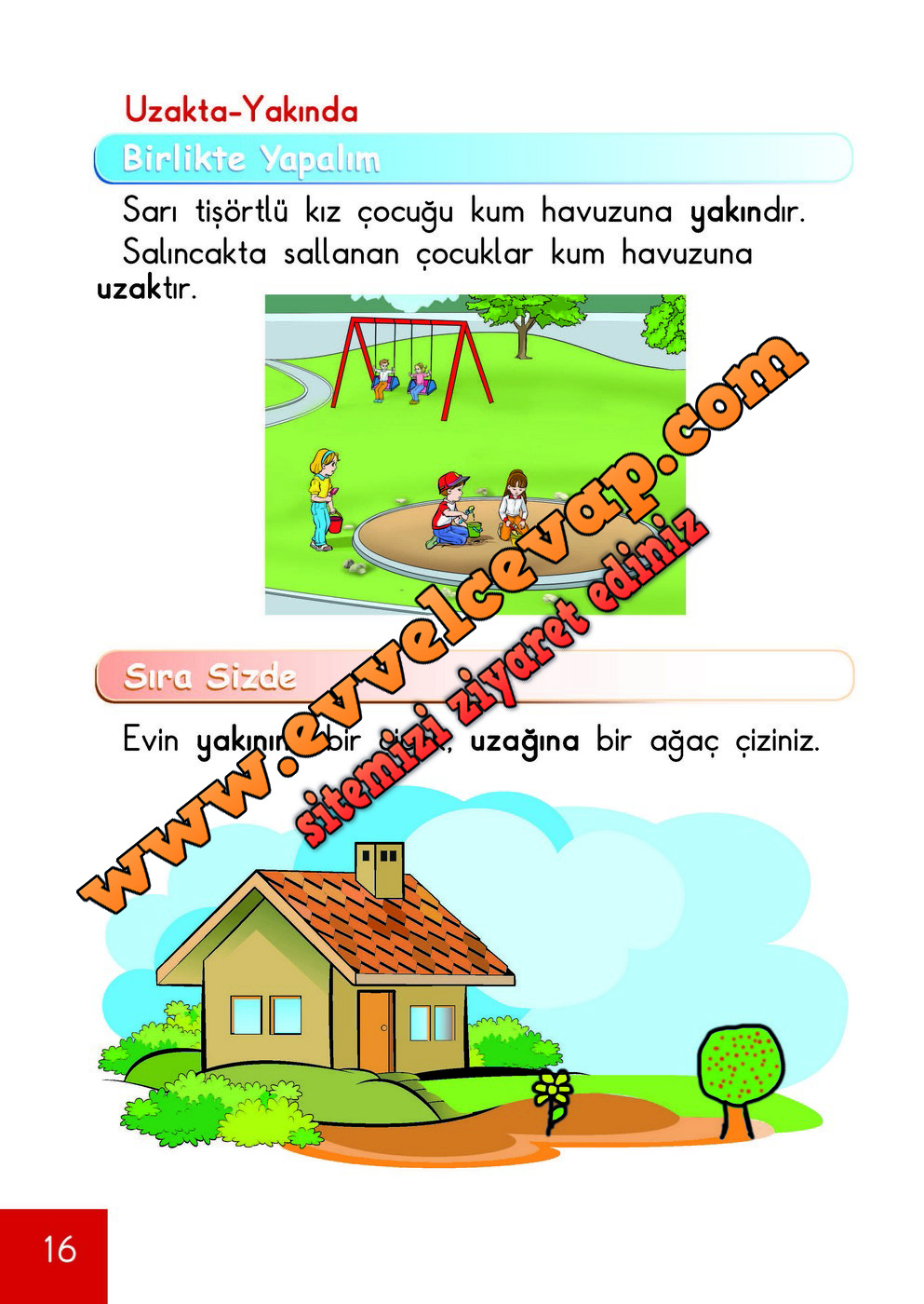 1. Sınıf Matematik Meb Yayınları Ders Kitabı Cevapları Sayfa 16