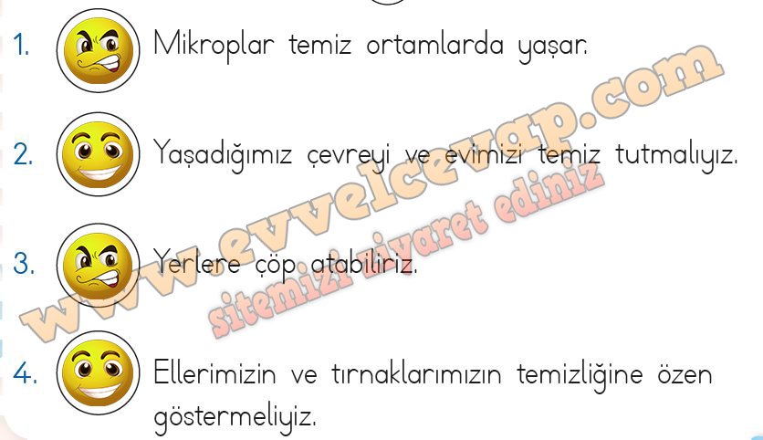 2. Sınıf Hayat Bilgisi Meb Yayınları Ders Kitabı Sayfa 121 Cevabı