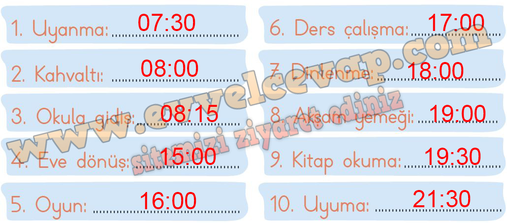 2. Sınıf Hayat Bilgisi Meb Yayınları Ders Kitabı Sayfa 95 Cevabı