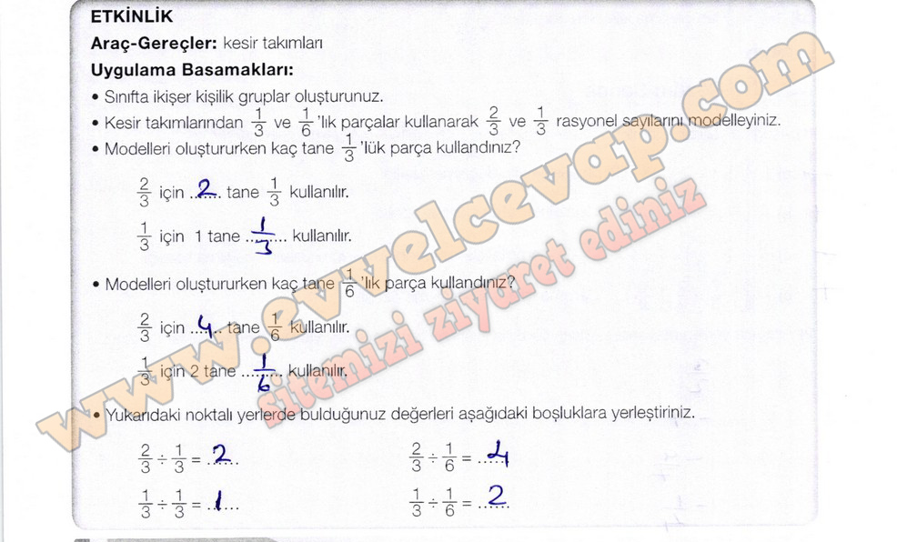 7. Sınıf Matematik Meb Yayınları Ders Kitabı Sayfa 90 Cevapları