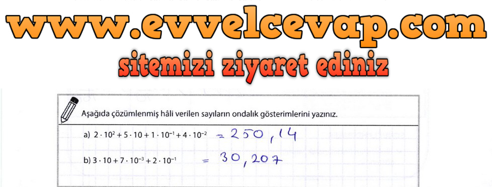 8. Sınıf Matematik Meb Yayınları Ders Kitabı Sayfa 44 Cevapları