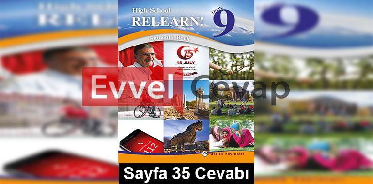 9. Sınıf İngilizce Pasifik Yayınları Çalışma Kitabı Cevapları Sayfa 35