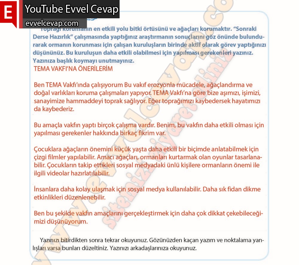4. sınıf Koza Yayınları T&uuml;rk&ccedil;e Ders Kitabı Cevapları Sayfa 147