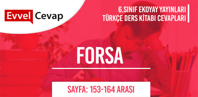 6. Sınıf Ekoyay Yayınları Türkçe Ders Kitabı Cevapları Sayfa 153-162-163-164