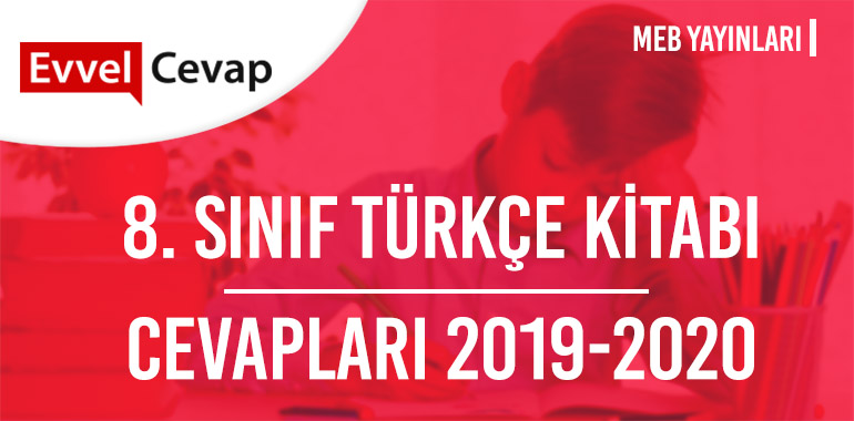 8. Sınıf Türkçe Meb Yayınları Cevapları