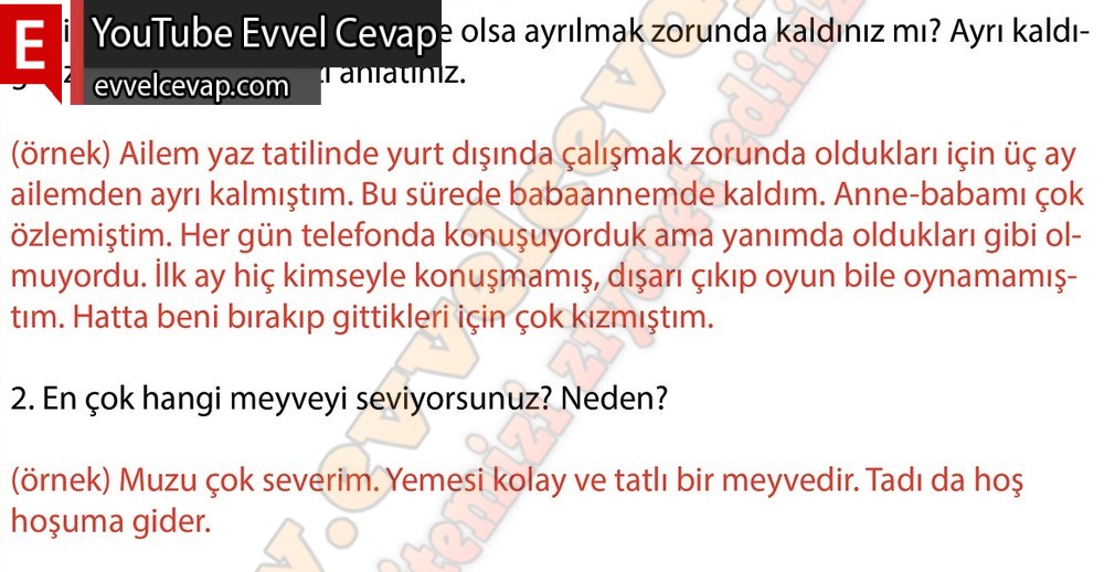 8. sınıf Meb Yayınları T&uuml;rk&ccedil;e Ders Kitabı Cevapları Sayfa 122