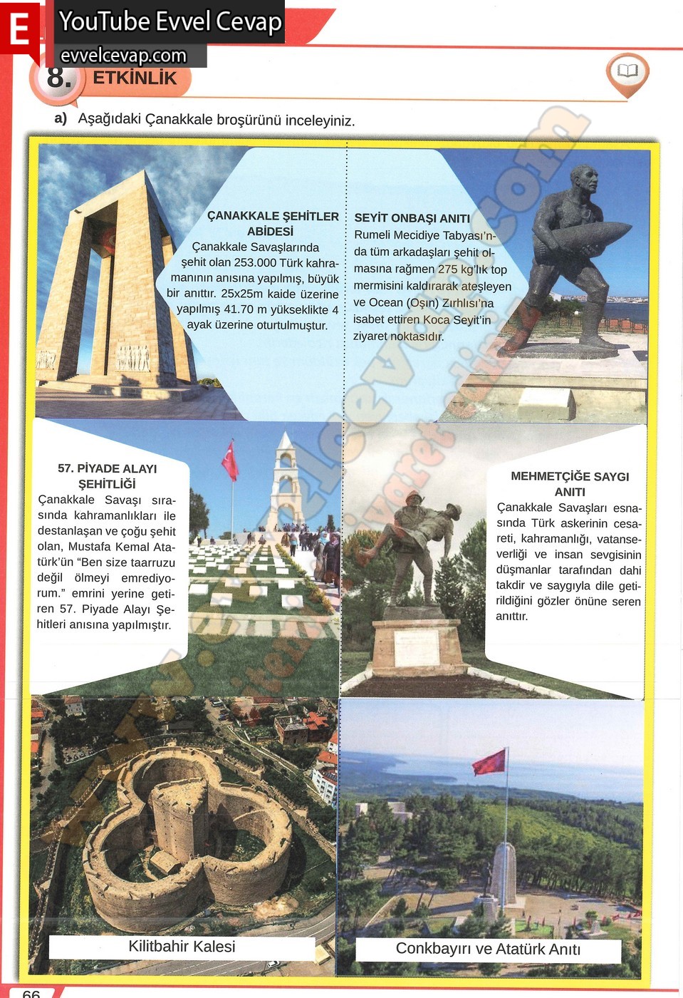 8. sınıf Meb Yayınları T&uuml;rk&ccedil;e Ders Kitabı Cevapları Sayfa 6