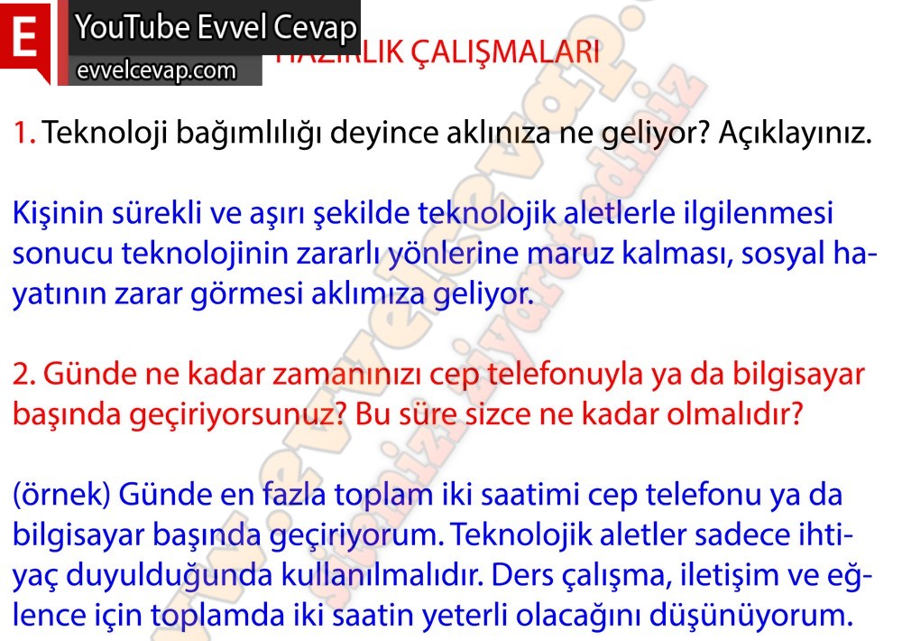 8. sınıf Meb Yayınları T&uuml;rk&ccedil;e Ders Kitabı Cevapları Sayfa 80