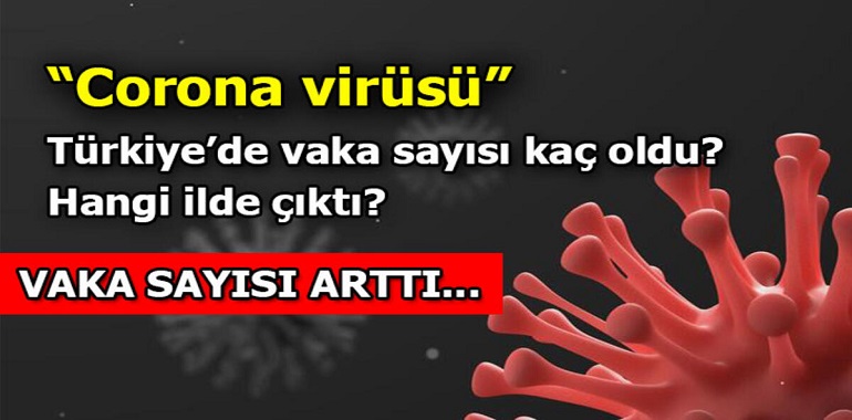 Türkiye Corona Virüsü Vaka ve Ölü Sayısı Son Dakika