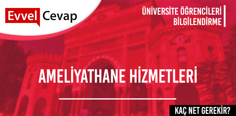 Ameliyathane Hizmetleri 2 Yıllık için Kaç Net Gerekir?
