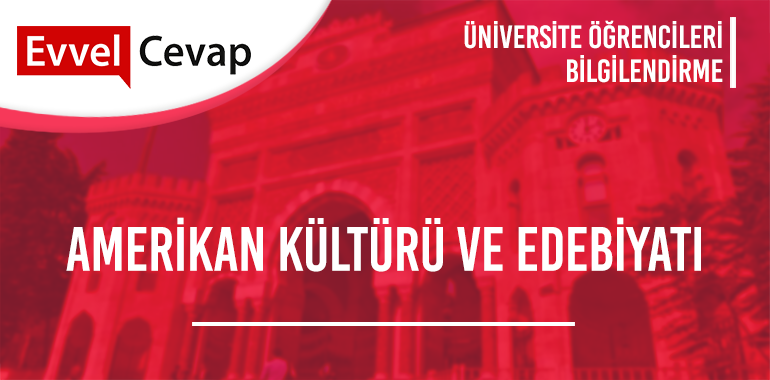 Amerikan Kültürü ve Edebiyatı Başarı Sıralaması 2020