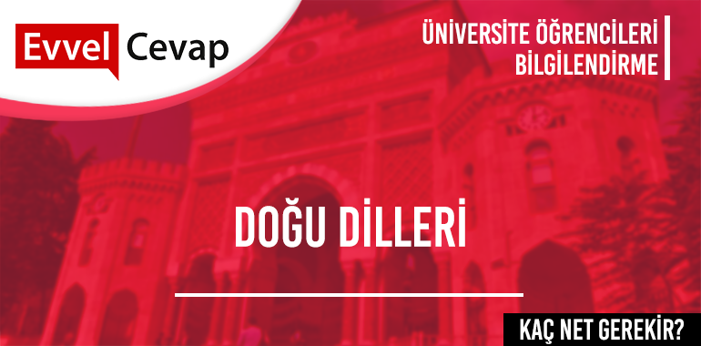 Doğu Dilleri için Kaç Net Gerekir?