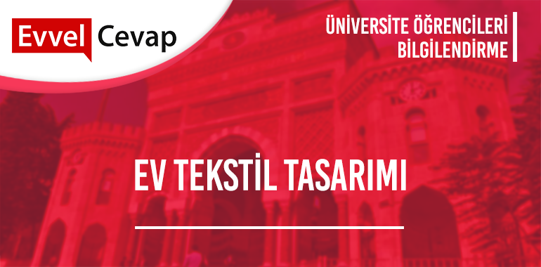 Ev Tekstil Tasarımı 2 Yıllık Taban Puanları 2020