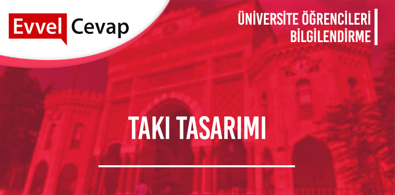 Takı Tasarımı Taban Puanları ve Başarı Sıralamaları