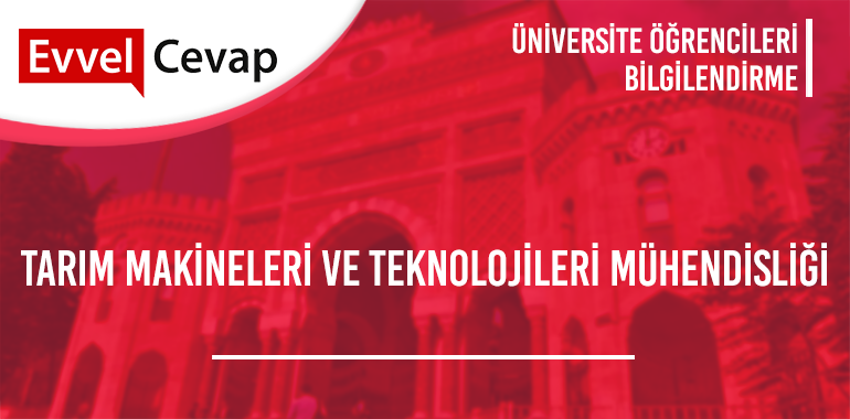 Tarım Makineleri ve Teknolojileri Mühendisliği Taban Puanları 2020