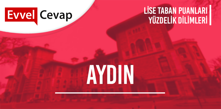 Aydın Lise Taban Puanları ve Yüzdelik Dilimleri