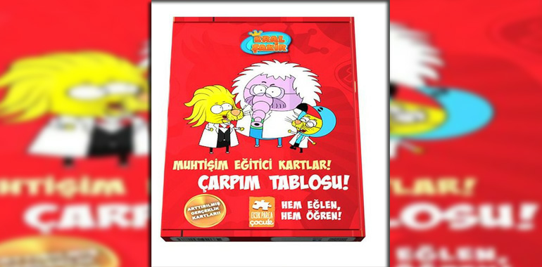 Kral Şakir-Çarpım Tablosu!-Muhtişim Eğitici Kartlar! Kitap Özeti Kolektif