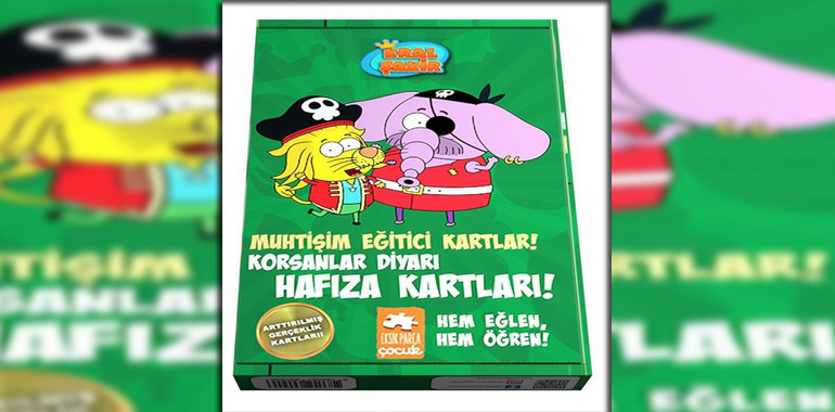 Kral Şakir-Korsanlar Diyarı Hafıza Kartları!-Muhtişim Eğitici Kartlar! Kitap Özeti Kolektif
