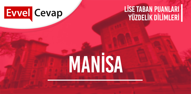 Manisa Lise Taban Puanları ve Yüzdelik Dilimleri