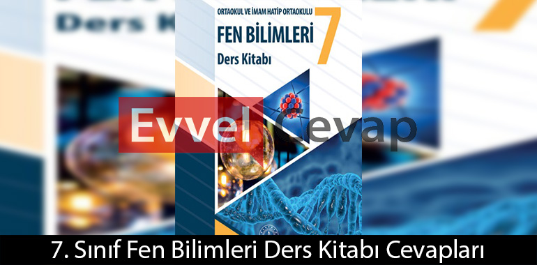 7. Sınıf Fen Bilimleri Ders Kitabı Cevapları Özgün Matbaacılık