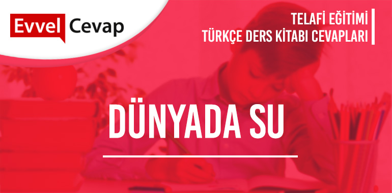 Dünyada Su Dinleme Metni Etkinlik Cevapları (8. Sınıf Türkçe Telafi)