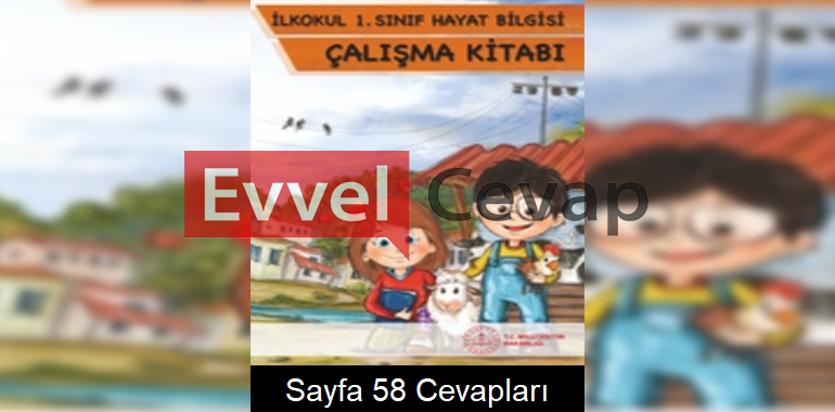 1. Sınıf Hayat Bilgisi Çalışma Kitabı Cevapları Sayfa 58