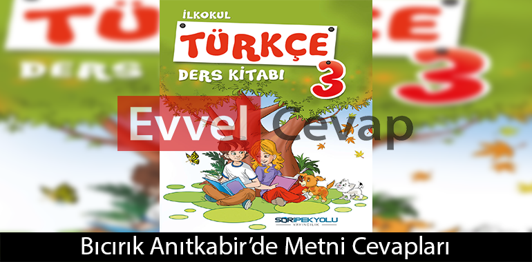 Bıcırık Anıtkabir'de Metni Etkinlik Cevapları (3. Sınıf Türkçe)