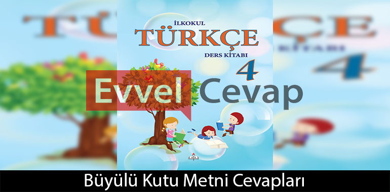 Büyülü Kutu Metni Etkinlik Cevapları (4. Sınıf Türkçe)