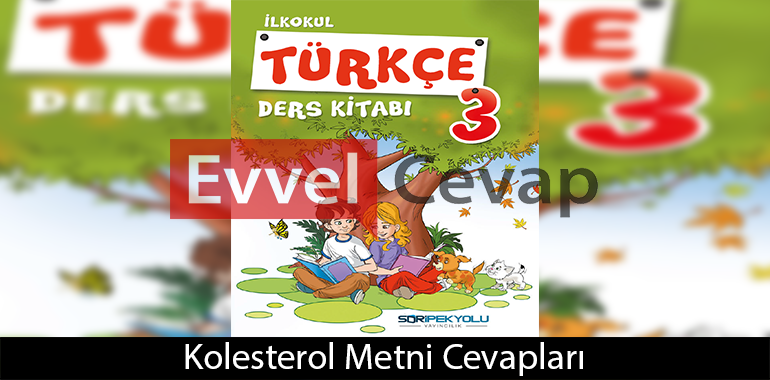 Kolesterol Metni Etkinlik Cevapları (3. Sınıf Türkçe)