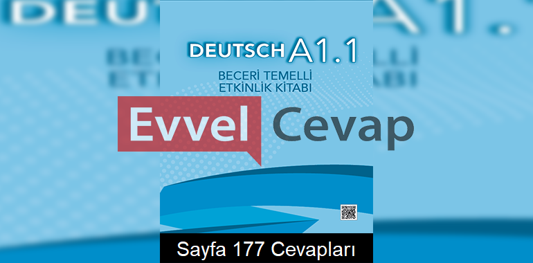 9. Sınıf Almanca Beceri Temelli Etkinlik Kitabı Cevapları Sayfa 177