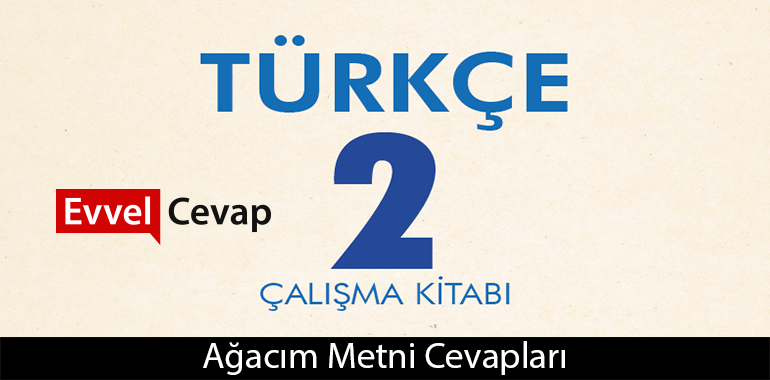 Ağacım Metni Etkinlik Cevapları (2. Sınıf Türkçe)